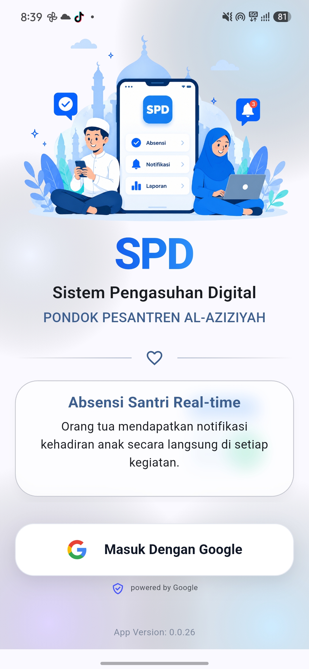 Login Mobile SPD